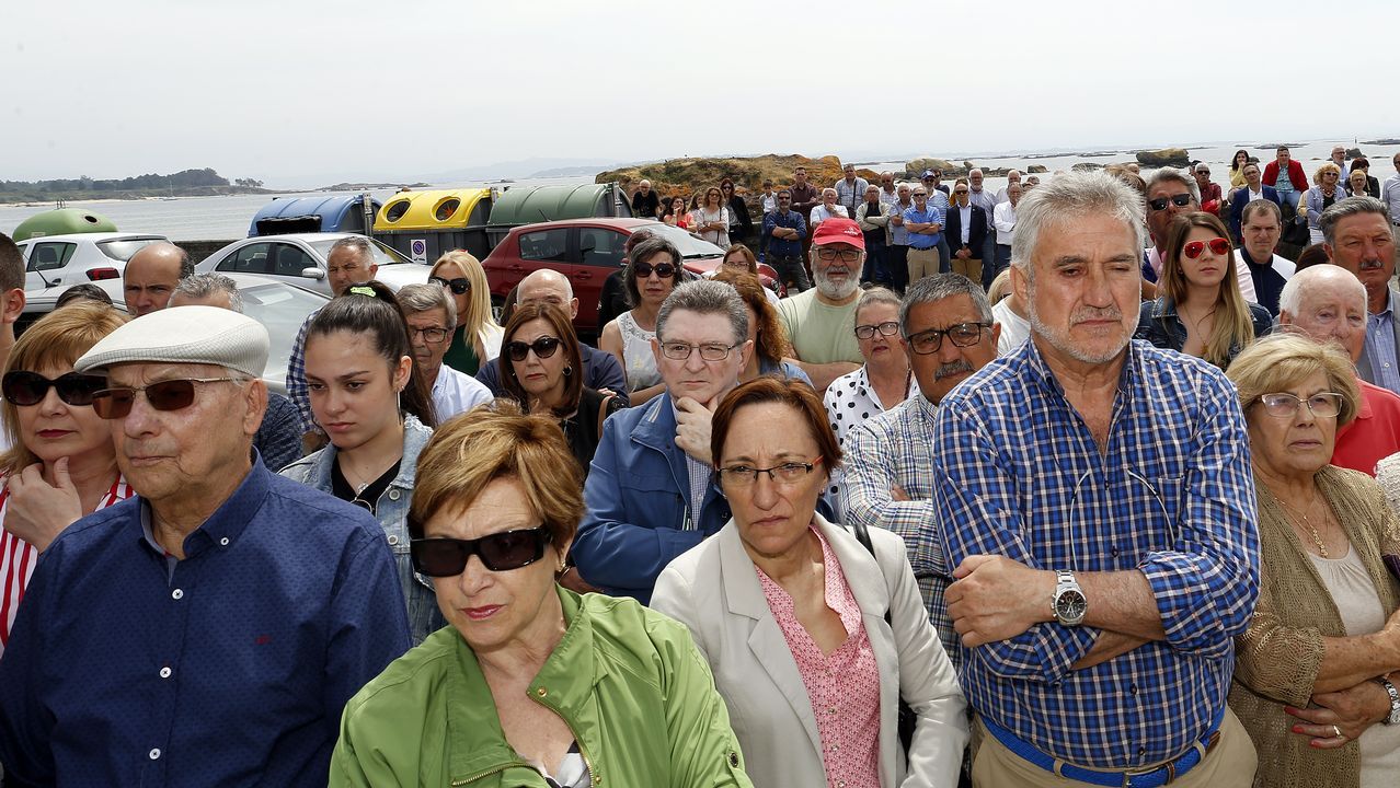 ACTO DEL HOMENAJE A PLACIDO BETANZOS EN EL QUE BAUTIZO´CON SU NOMBRE EL PASEO MARITIMO DE PALMEIRA