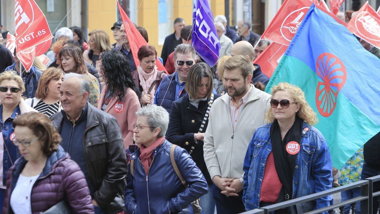 Manifestación del 1 de mayo en Lugo
