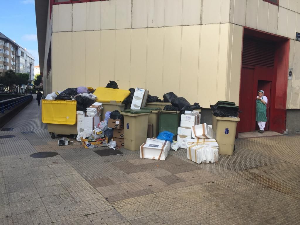 Cuarto día de la basura sin recoger