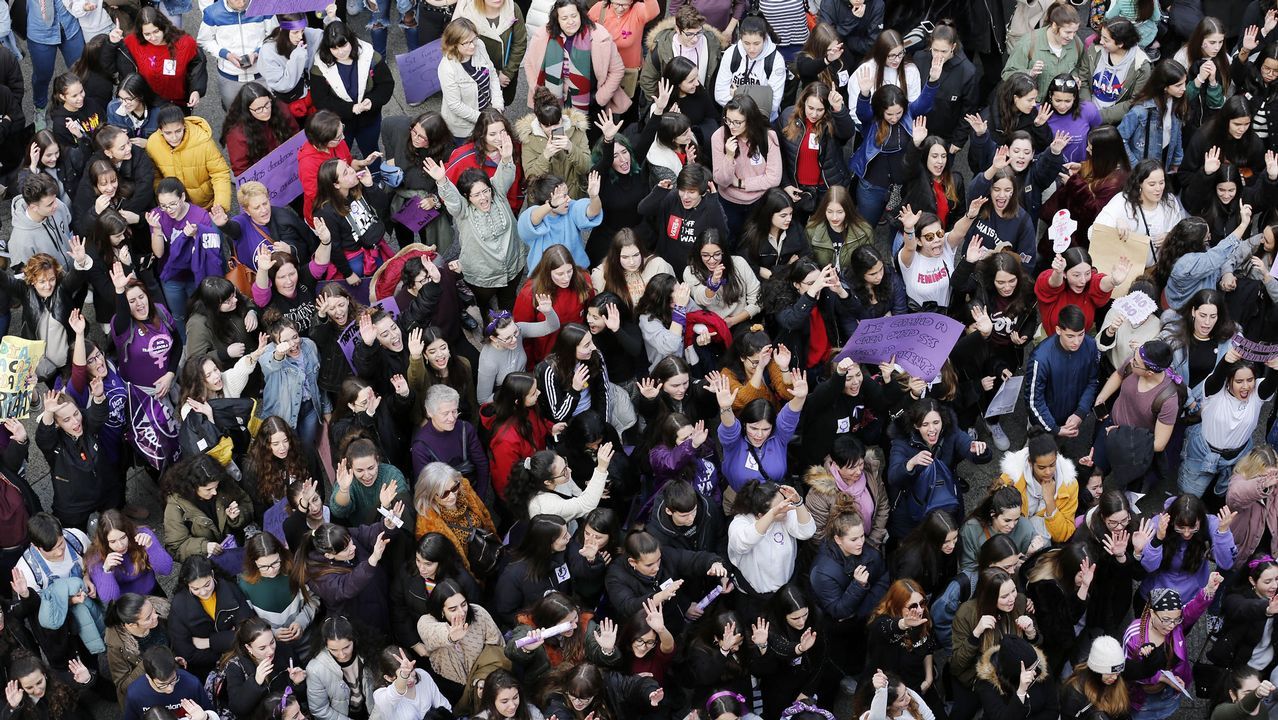 Las imágenes del 8M en Ourense