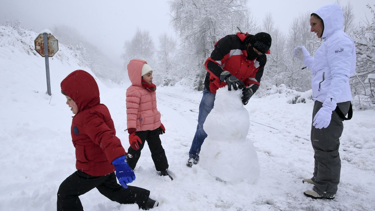En el entorno del Camino de Santiago la nieve seguirá presente varios días