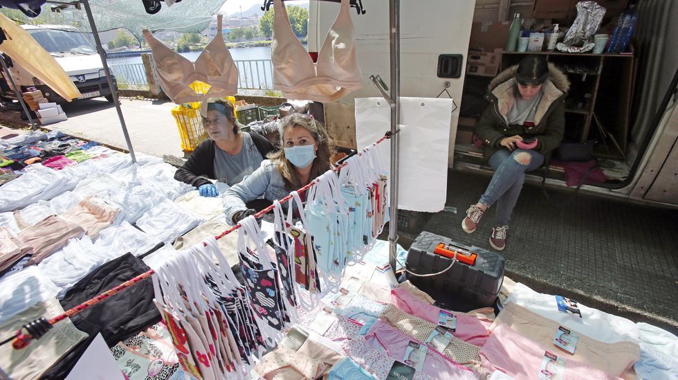 Regresa la feria de los sabados a Pontevedra con nuevas medidas anticontagio