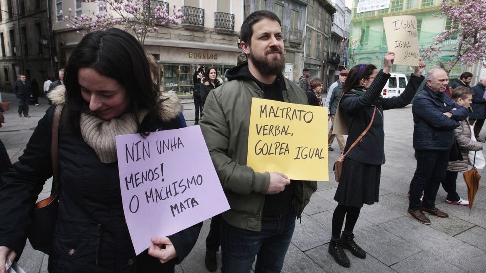 Manifestación en Monforte