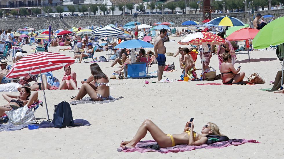 Sanxenxo. Playa de Silgar