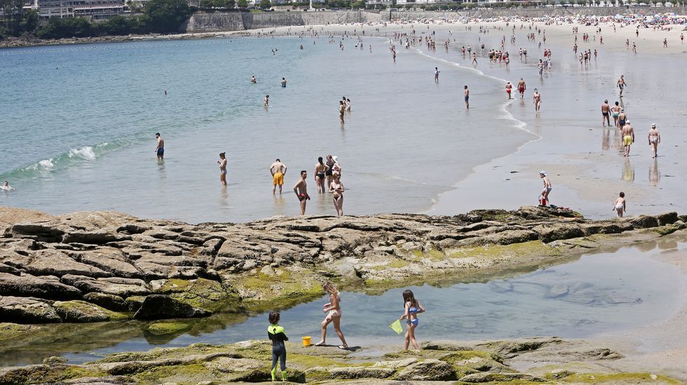 Sanxenxo. Playa de Silgar