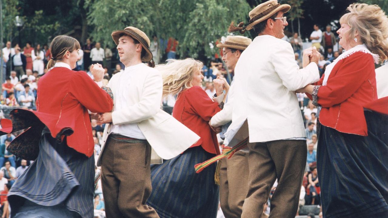 FESTIVAL CELTA EN EL PARQUE DE SANTA MARGARITA, EN 1996