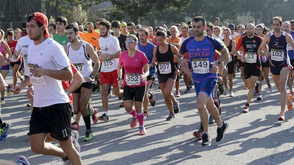 III Carrera pedestre popular Ruta dos en parque de Acea da Ama en Culleredo