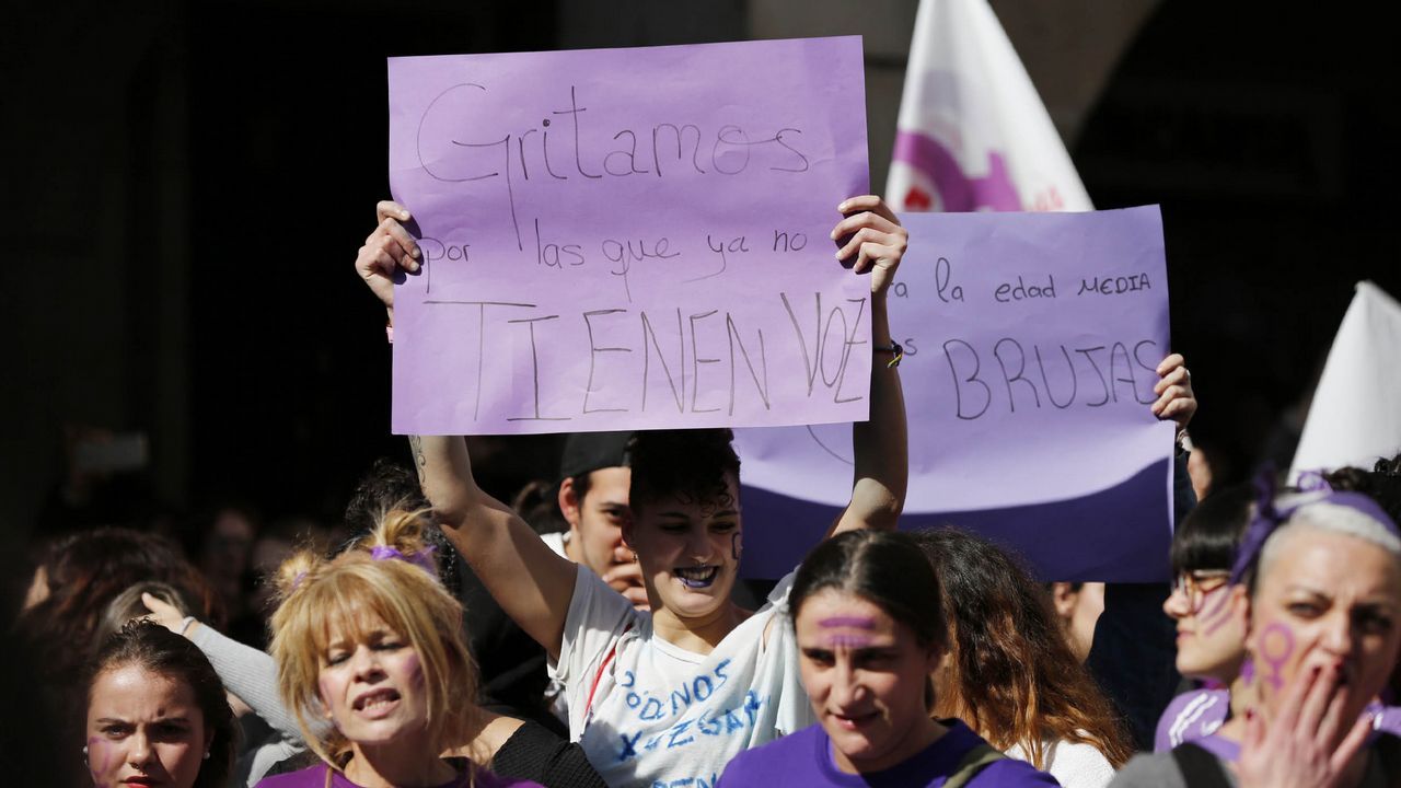 Las imágenes del 8M en Ourense