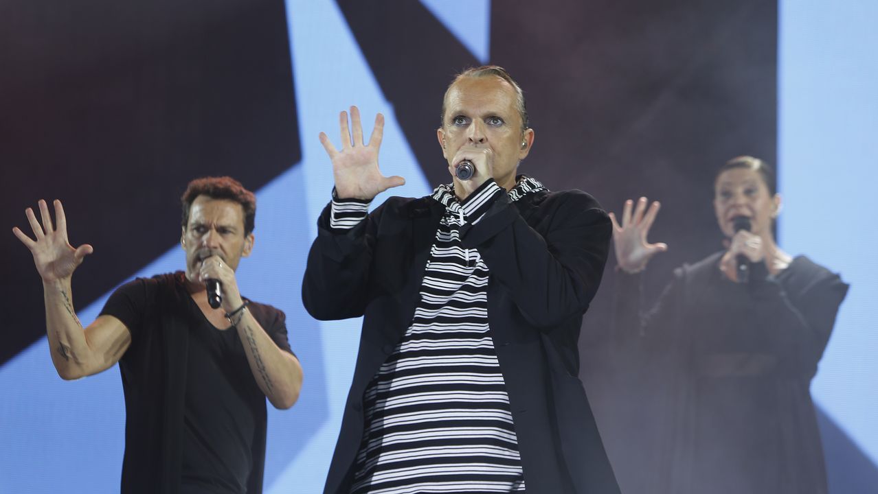 Miguel Bosé reventó la plaza de María Pita