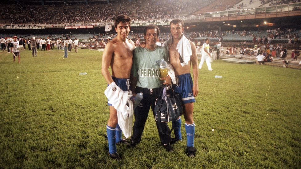 Mauro Silva y Juanito.