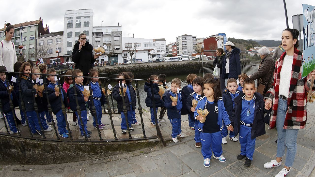 Voz Natura final del colegio Jaime Balmes, entrega de brotes de hortalizas de su huerto escolar 2020