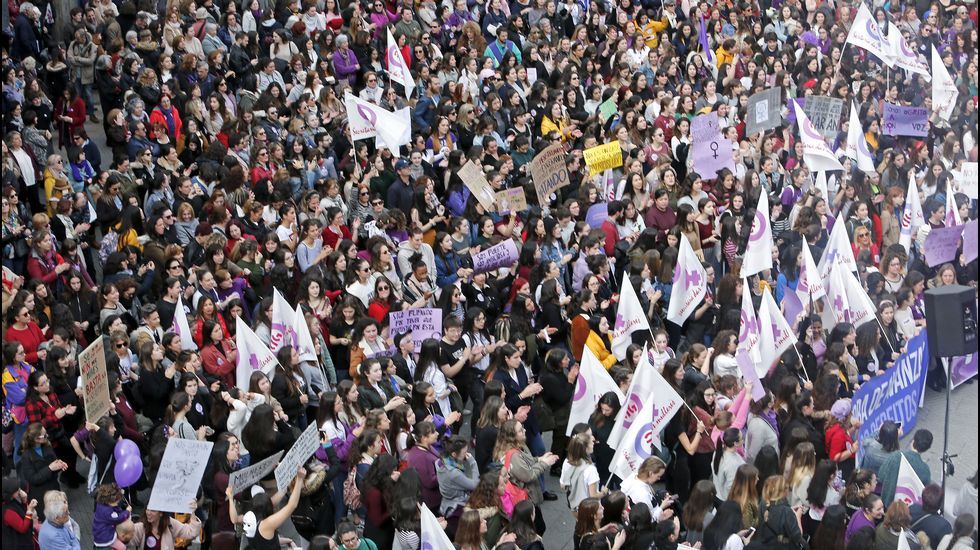 Concentración del 8M. Día de la Mujer