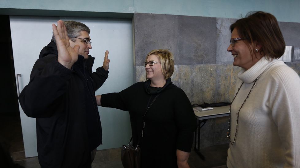 Carlos Aymerich (izda) y Carme Adán (derecha)