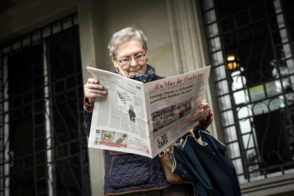 Lectora de La Voz de Galicia. 02/2025