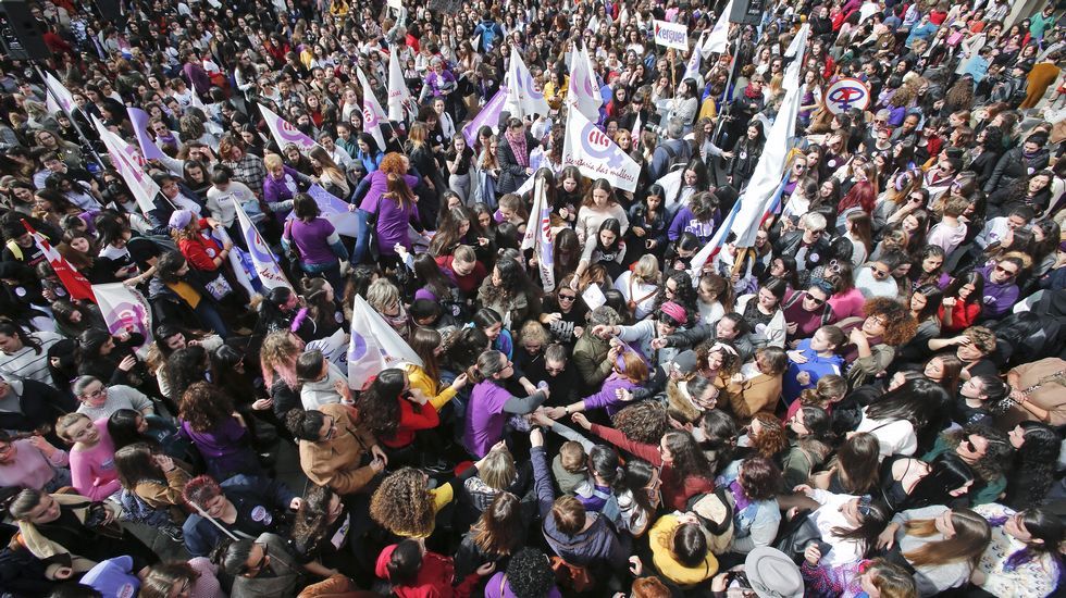 Condentración del 8M. Día de la Mujer