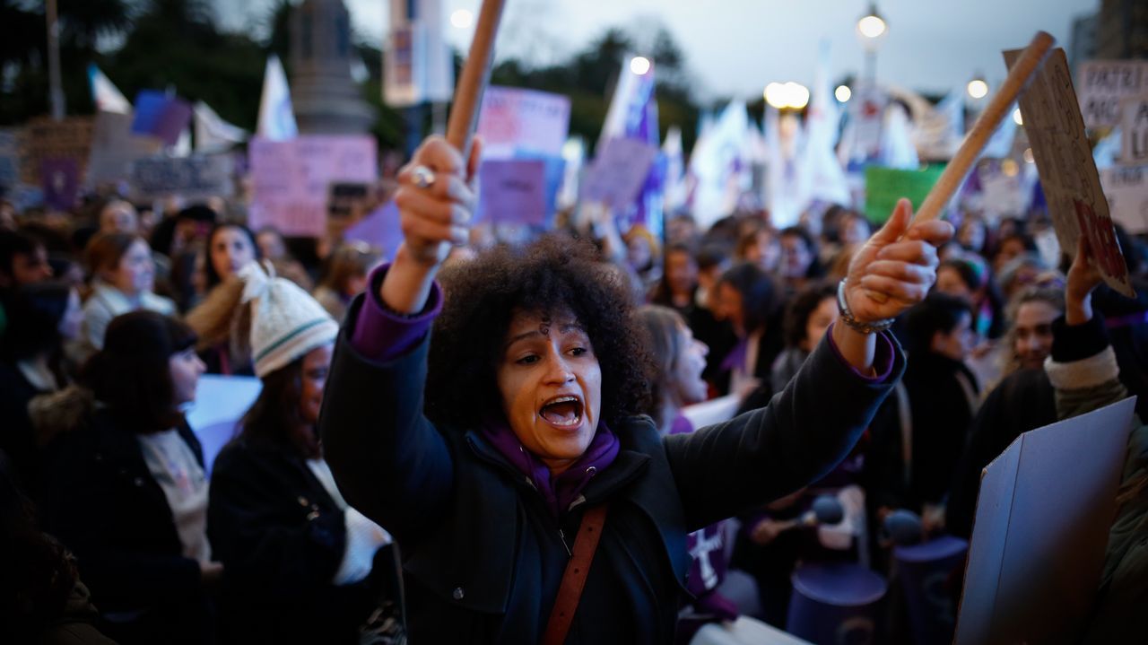 La manifestación de A Coruña