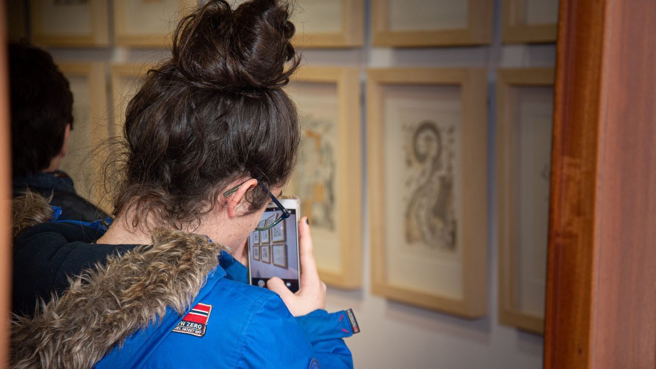 RESUMEN DEL AÑO 2019.Visita de estudiantes al Museo do Gravado