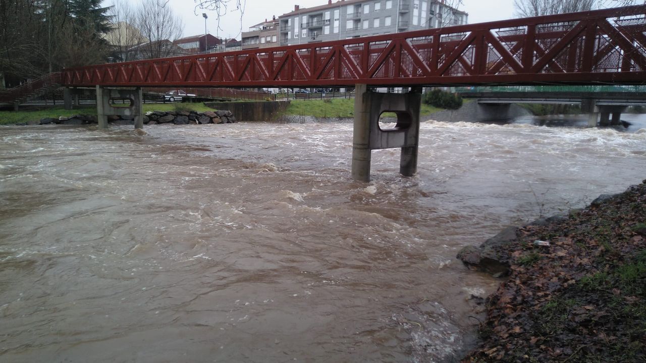 Inundaciones en Xinzo por la subida del Limia