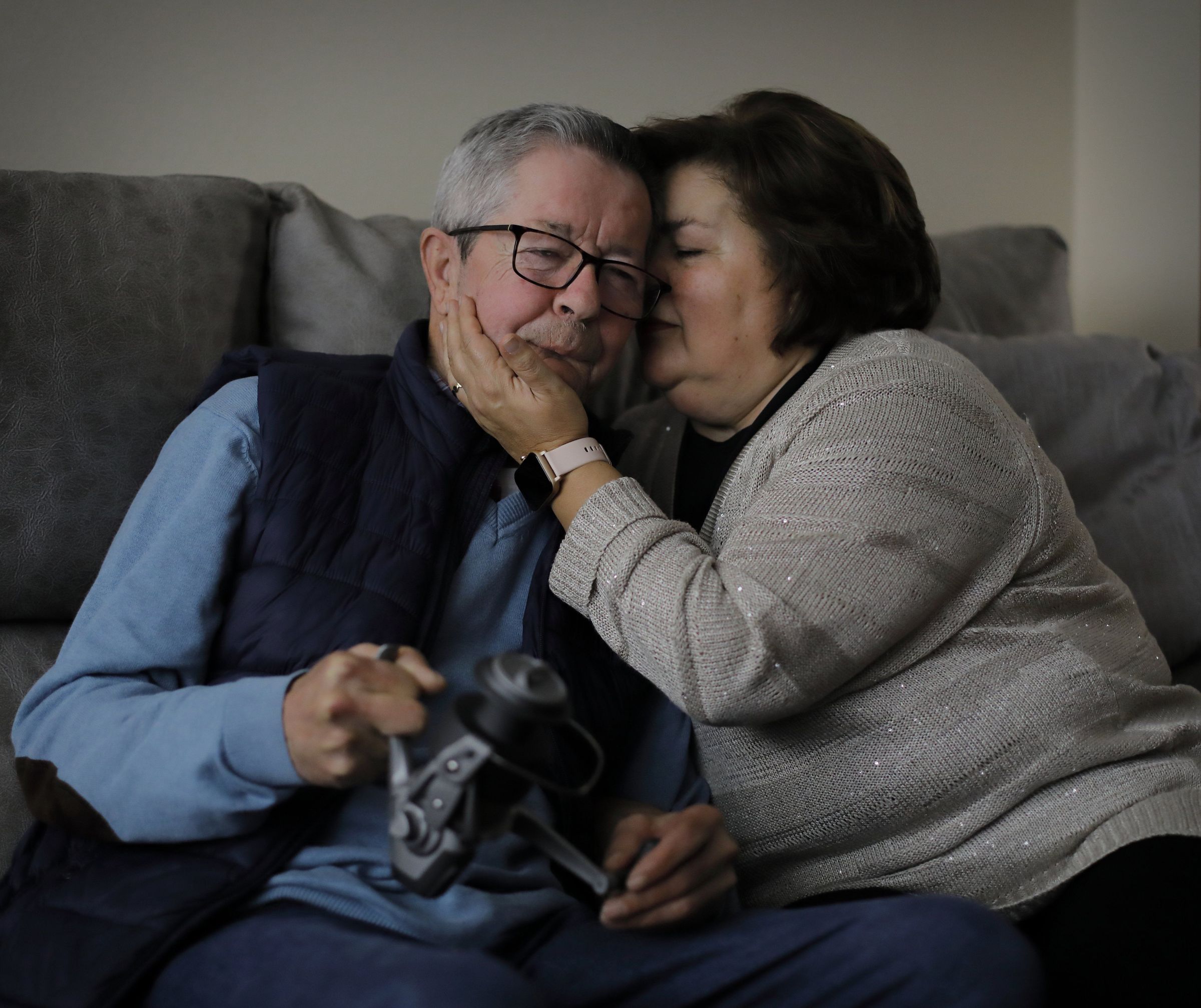Chelo Lema xunto a o seu marido Bautista. Tras catro d�cadas xuntos, el recibiu un diagn�stico de c�ncer, pero o proceso fortaleceu un v�nculo xa de por si inquebrantable. 22/01/2025
