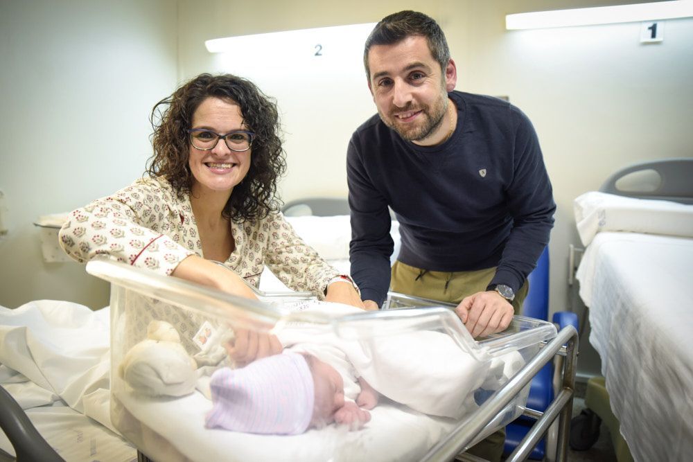 Mauro, primeriro beb� de Galicia no ano 2025, nacido en Pontevedra. 01/01/2025