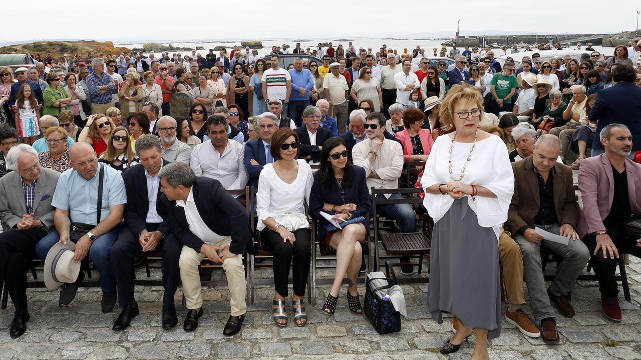 ACTO DEL HOMENAJE A PLACIDO BETANZOS EN EL QUE BAUTIZO´CON SU NOMBRE EL PASEO MARITIMO DE PALMEIRA