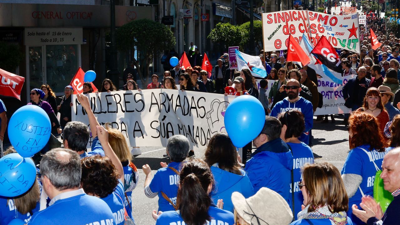 .Manifestación del 1 de mayo en Vigo