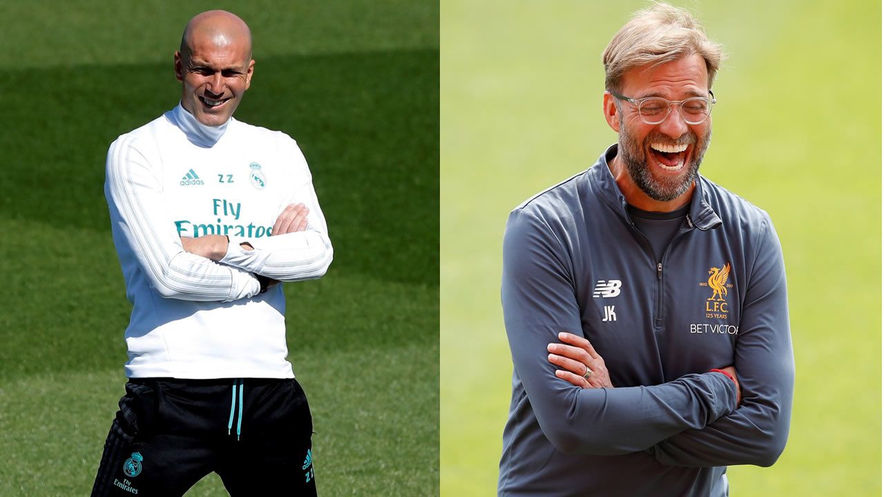 Zidane y Klopp, los t�cnicos que dirimir�n la gran final de Kiev