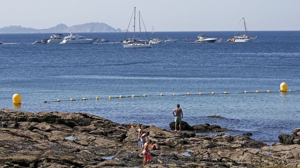 Procesión marítima de la Virgen del Carmen en Sanxenxo
