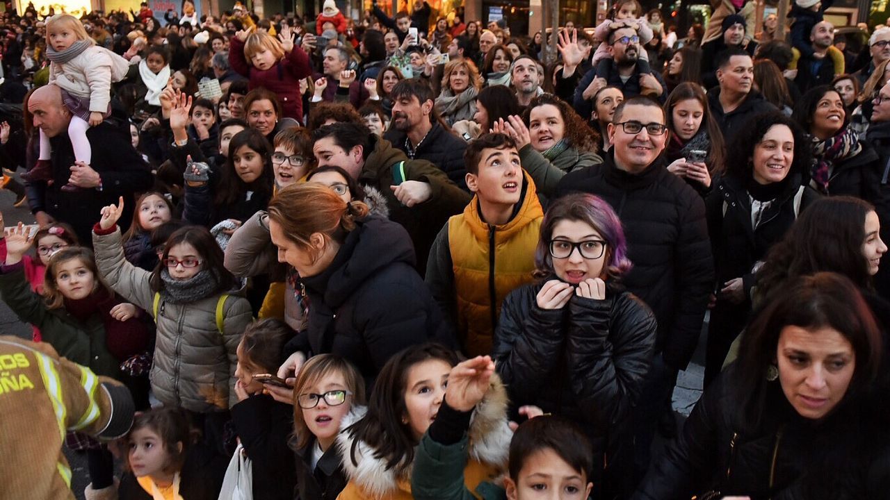 Desfile en A Coruña