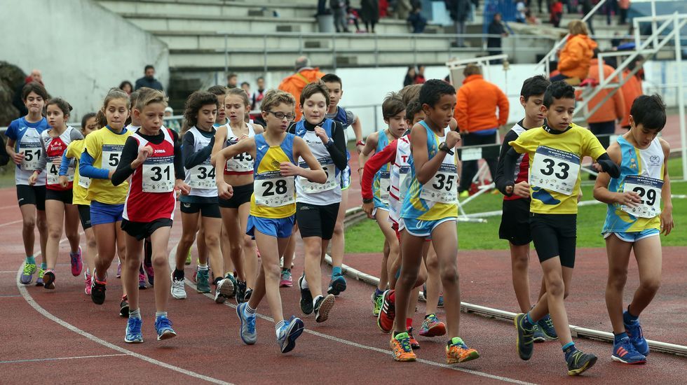 Campeonato de Galicia de marcha en pista en Pobra