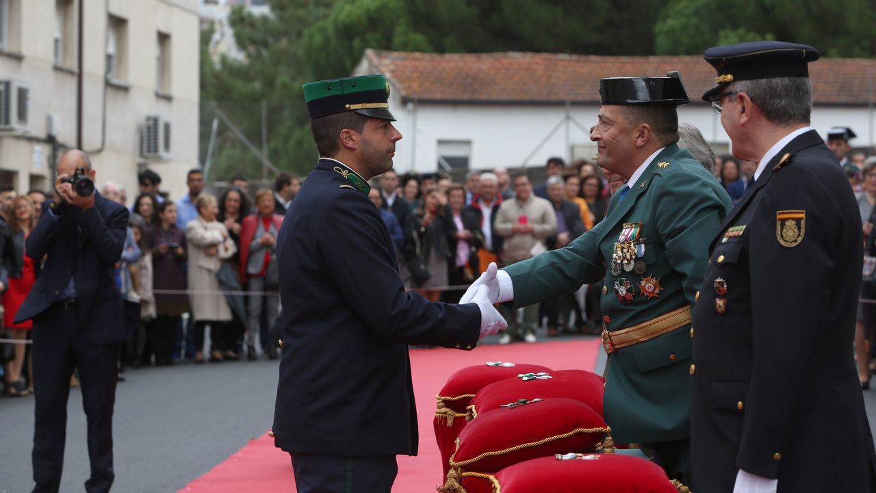 ACTO INSTITUCIONAL CASTRENSE DEL DÍA DEL PILAR.Varios miembros de la Guarda Nacional Republicada de Portugal fueron reconocidos