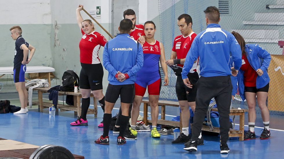 CAMPEONATO DE ESPAÑA DE HALTEROFILIA EN EL PABELLÓN A CAÑOTA, MARÍN