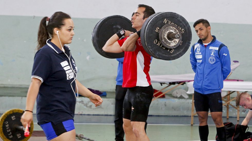 CAMPEONATO DE ESPAÑA DE HALTEROFILIA EN EL PABELLÓN A CAÑOTA, MARÍN