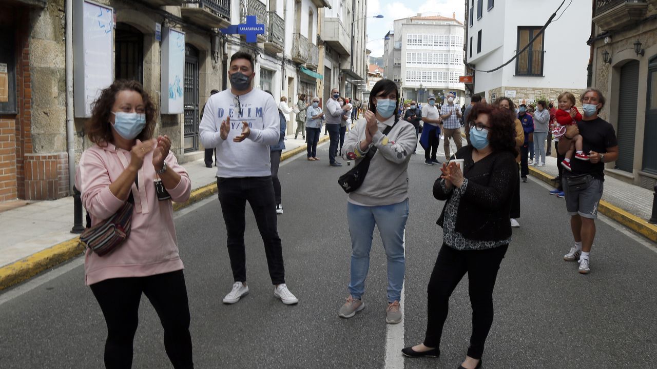 Protesta de los hosteleros por el cierre del municipio