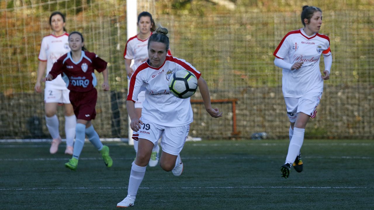 Primera torneo Vila de Noia de Fútbol femenino. Partido entre Noia y EFM Boiro