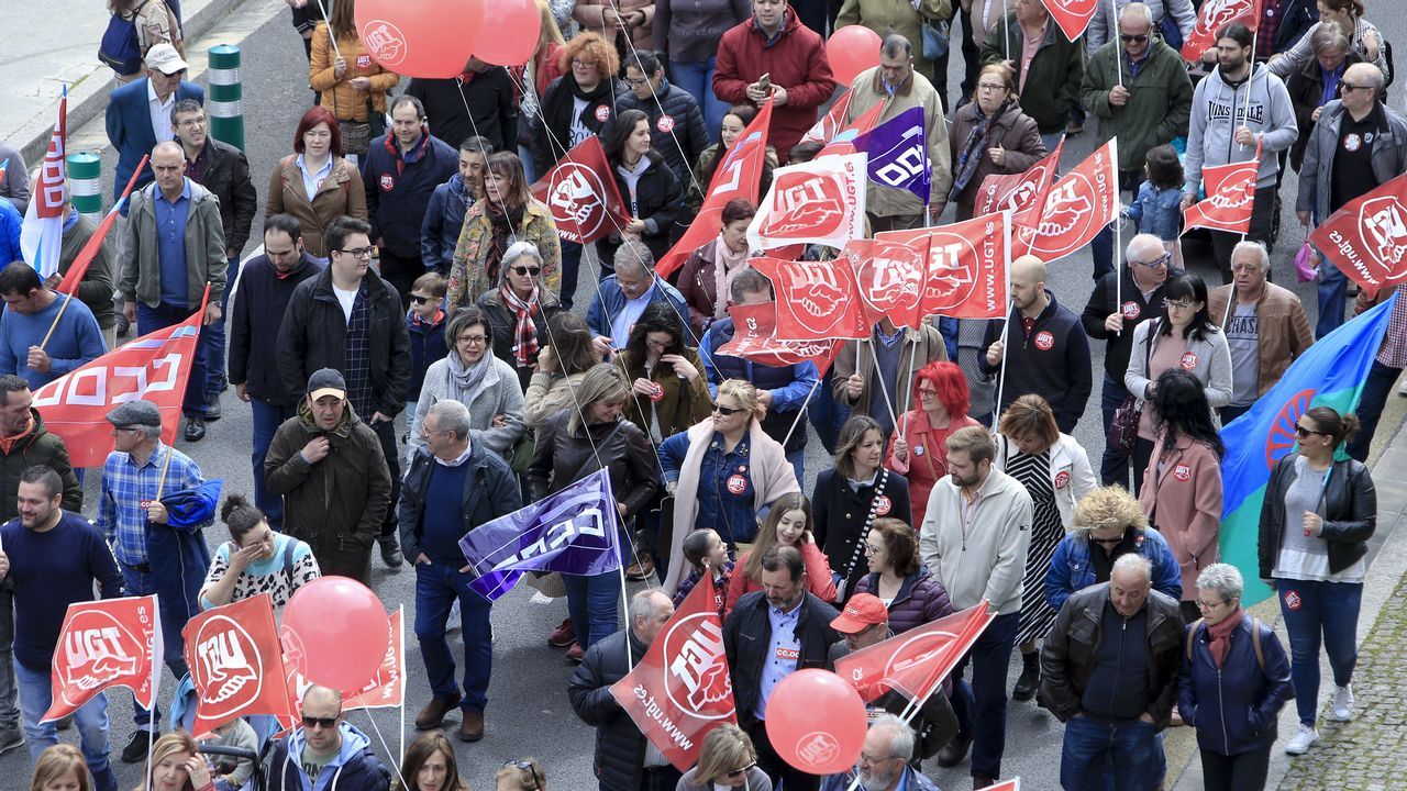 Manifestación del 1 de mayo en Lugo