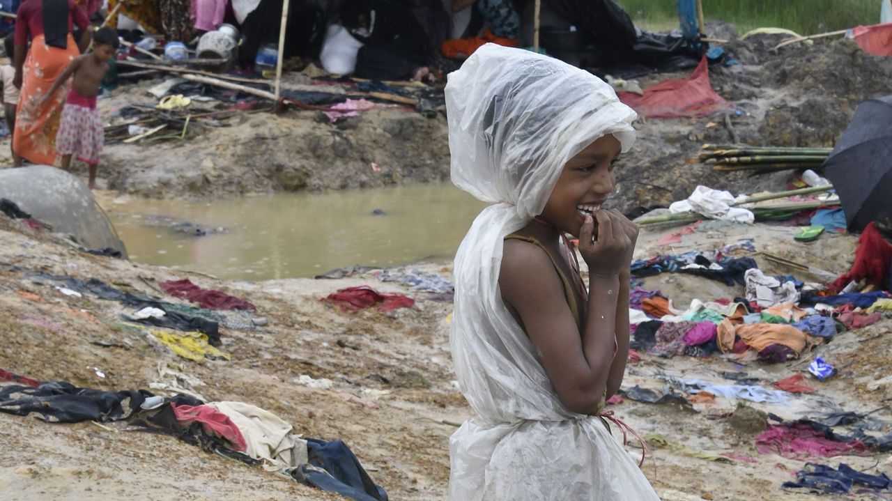 Campo de refugiados en Bangladés