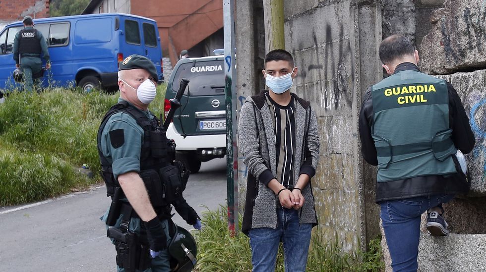 Detenciones en O Vao de Arriba