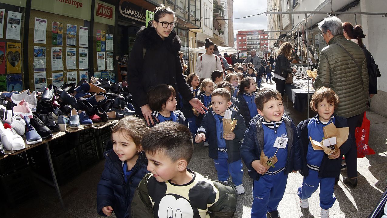 Voz Natura final del colegio Jaime Balmes, entrega de brotes de hortalizas de su huerto escolar 2020