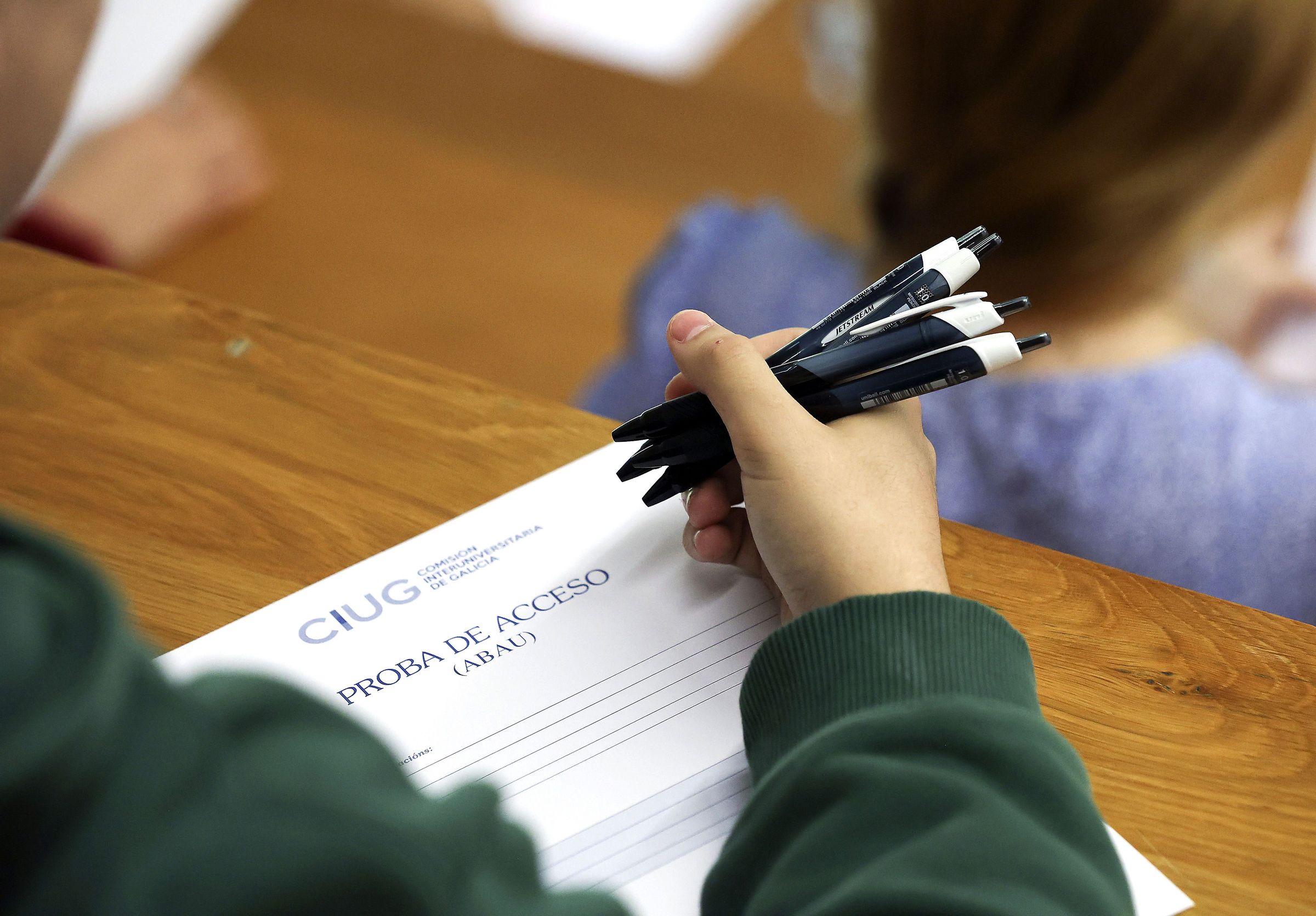 Primeiro da das probas da ABAU na Facultade de Xornalismo de Santiago. 04/06/2024