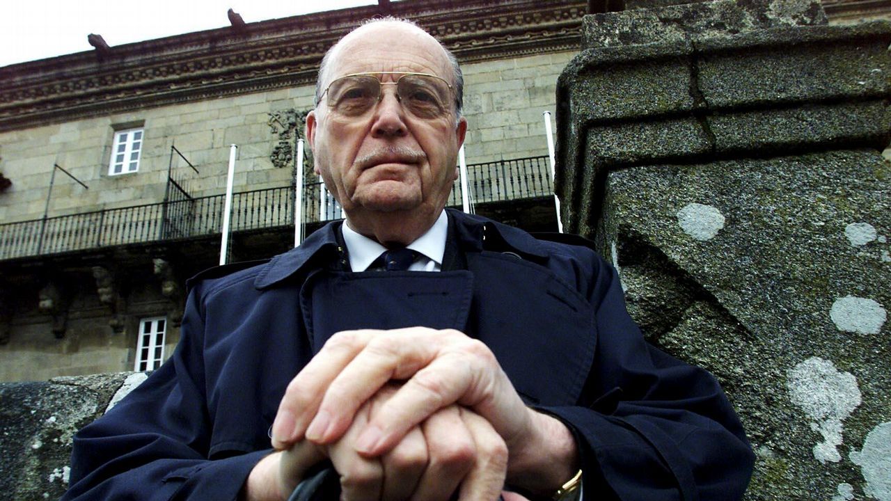 Trías Fargas, conseller de Economía de la Generalitat de Cataluña, y Fernandez Albor, presidente de la Xunta de Galicia