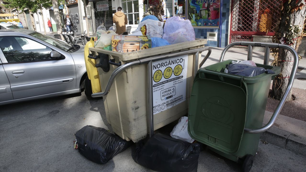 Cuarto día de la basura sin recoger