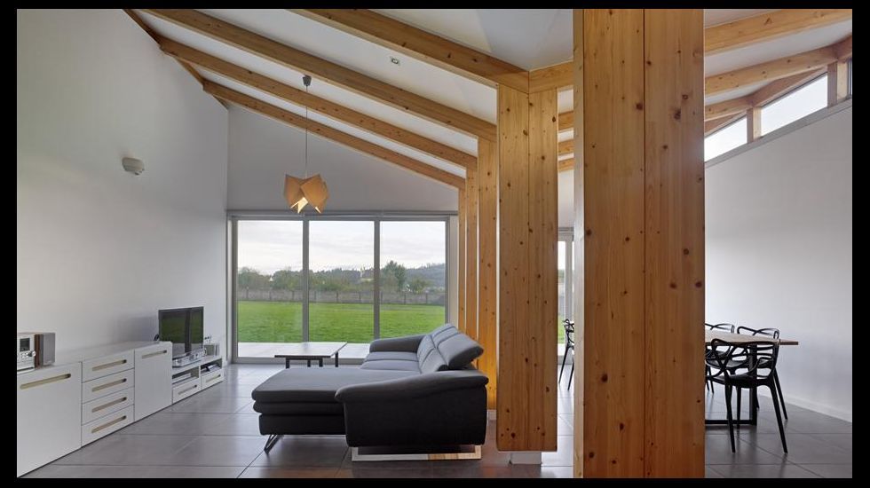 Casa unifamiliar. Firmistáns, Ames. Finalista en la categoría de Vivenda