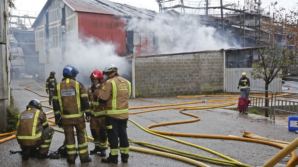 Incendio en el astillero de Placeres