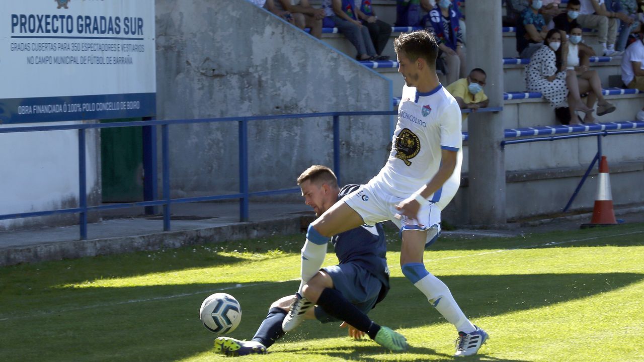 Partido entre el Boiro y el Lemos, de la fase de ascenso a Tercera