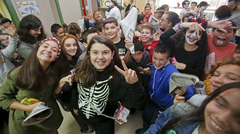 Celebración del Samaín en el CEIP Praza de Barcelos. Halloween