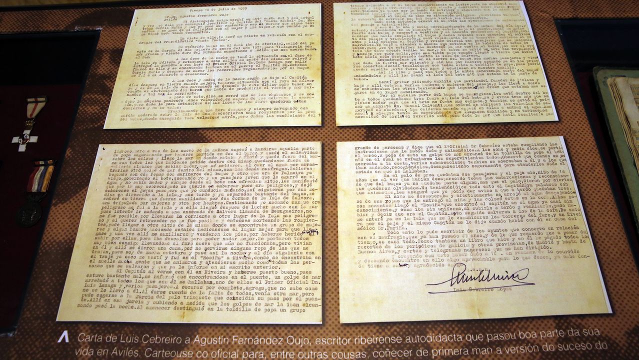Exposición naufragio Santa Isabel 2021