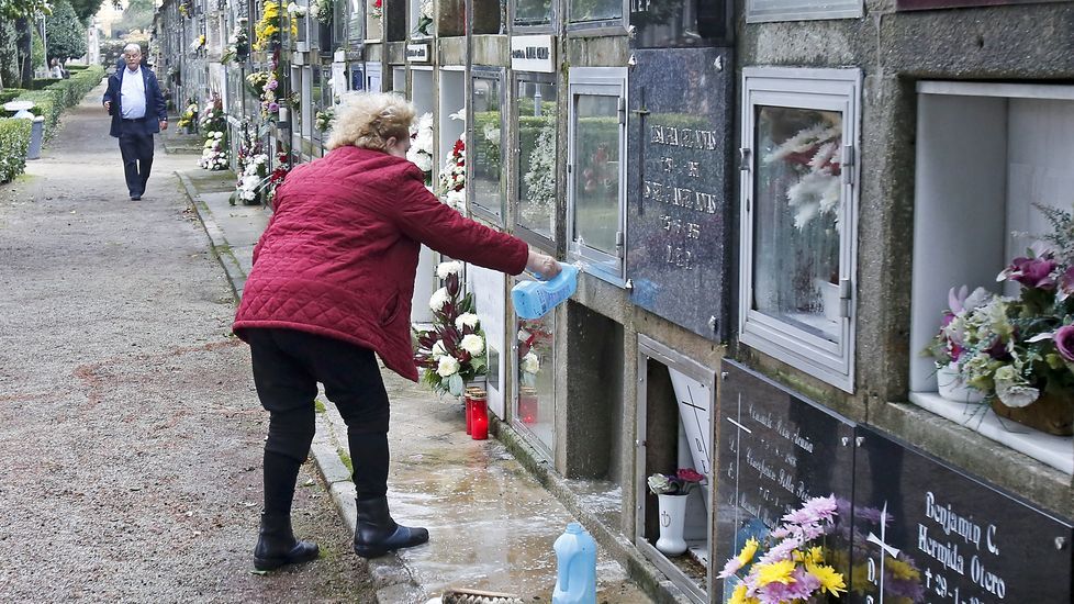 Día de Difuntos en el cementerio de San Mauro