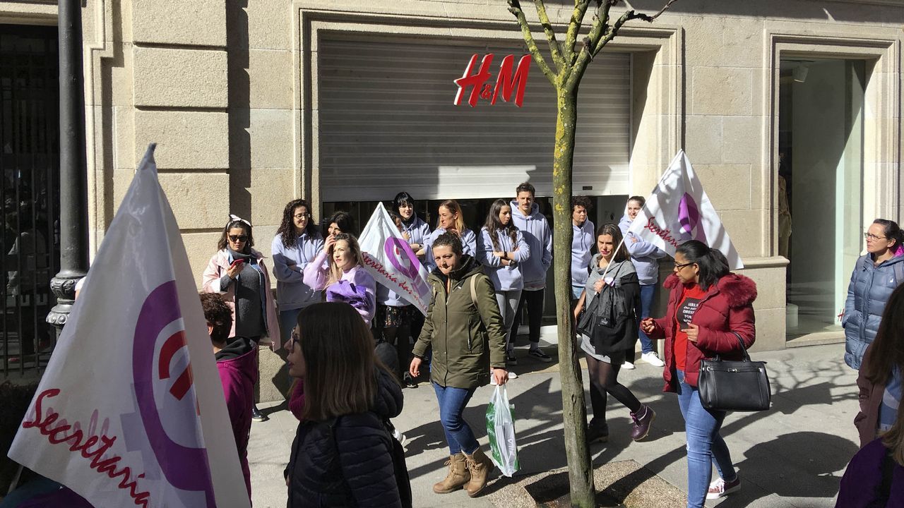 Las imágenes del 8M en Ourense