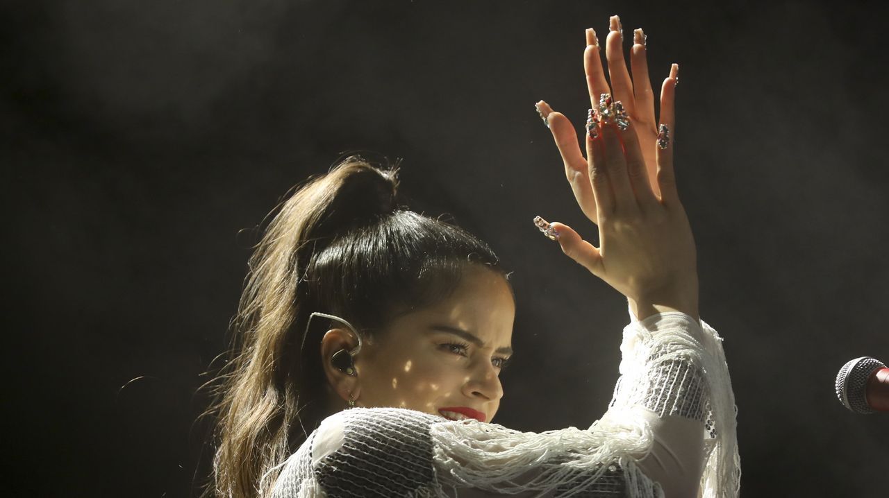 Concierto de Rosalia en Santiago. Fiestas del Apóstol